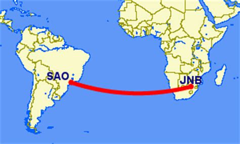 flights brazil to south africa